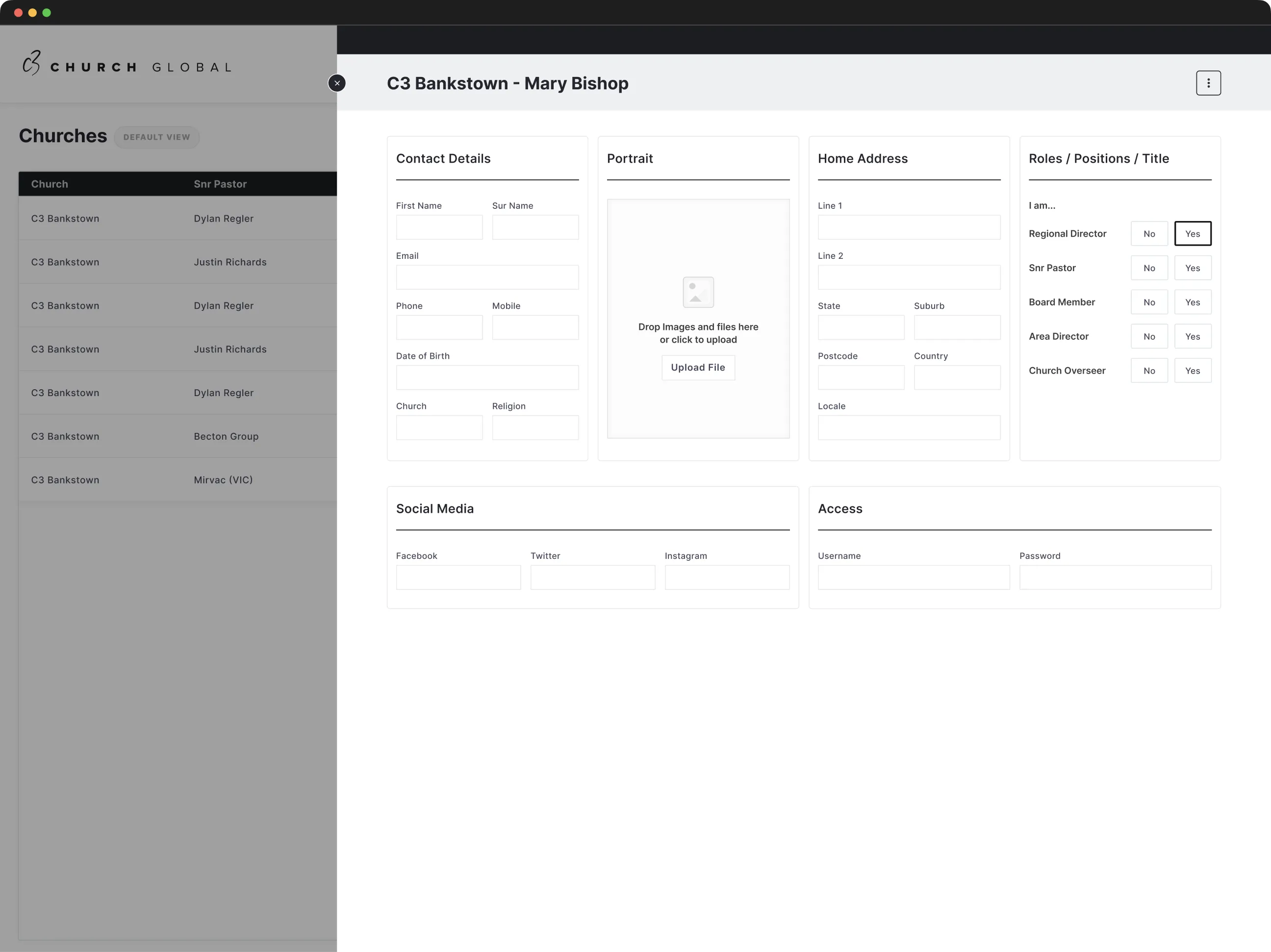 C3 Church Global UI